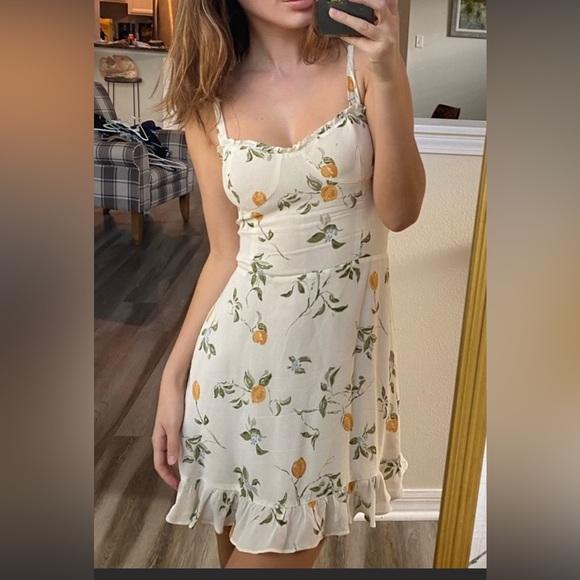 Reformation Mini Christine Tie Strap Dress - 2 - Picture 1 of 7